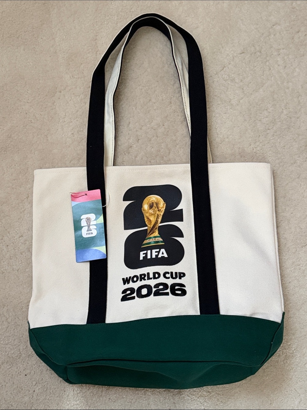 FIFA World Cup 2026 Canvas Tote, New! ⚽️